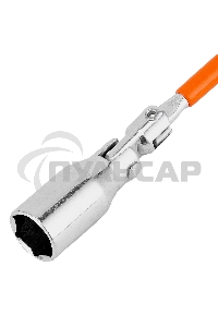 Ключ свечной, 21 мм, с шарниром Sparta