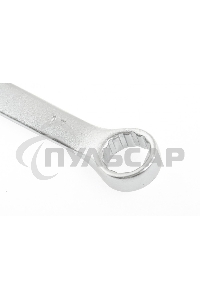 Ключ комбинированный, 17 мм, CrV, матовый хром Stels