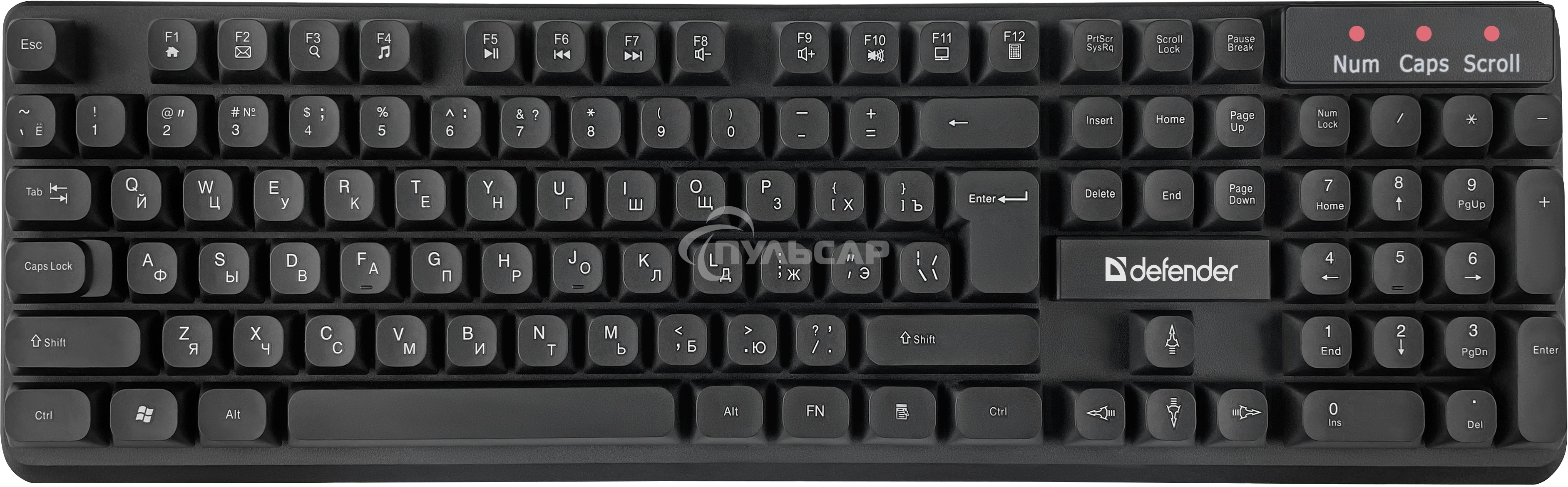 Комплект клавиатура + мышка Defender MILAN C-992 RU черный