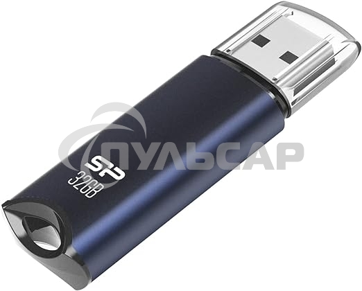 Флешка USB R/W 32 Gb Silicon Power Marvel M02, USB 3.0, синий