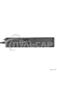 Бытовой удлинитель PowerCube, 3р с/з вык.,3USB, 3500 Вт, 16А, 1.9 м, 3*1,0 черный PC-6B-2M