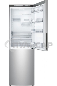 Холодильник Atlant XM-4621-181 серебристый двухкамерный 205/119л морозилка снизу