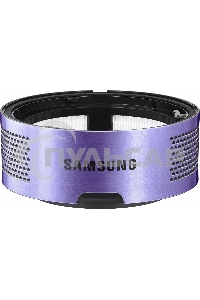 Пылесос вертикальный Samsung VS15A6031R4/EV фиолетовый/черный, питание от аккумулятора, 150 Вт, уборка сухая, пылесборник 0.8 л, работа от АКБ max 40 мин.