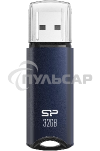 Флешка USB R/W 32 Gb Silicon Power Marvel M02, USB 3.0, синий
