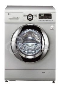 Стиральная машина LG F1296TD4 серебристый, загрузка фронтальная 8 кг, 1200 об/мин, класс: А