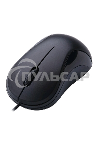 Мышь проводная Oklick 115S черный, 1200 dpi, USB, кнопки - 3