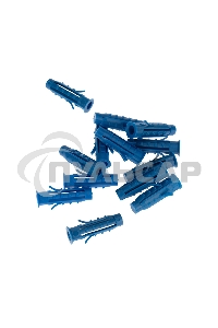 Дюбель распорный KRANZ 6х25, синий, пакет (50 шт./уп.)