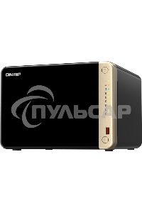 Сетевое хранилище NAS Qnap Original TS-664-8G 6-bay настольный Celeron N5095