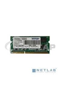 Оперативная память Patriot, DDR3, 8Gb (1x8 Gb), 1600 MHz, CL11, SO-DIMM