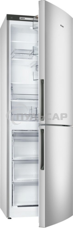 Холодильник Atlant XM-4621-181 серебристый двухкамерный 205/119л морозилка снизу