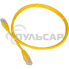Патч-корд Lanmaster TWT UTP кат.5e, с заливными колпачками, 3.0 м, желтый