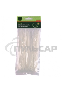 Хомуты, 160 х 2,5 мм, пластиковые, белые, 100 шт. Сибртех