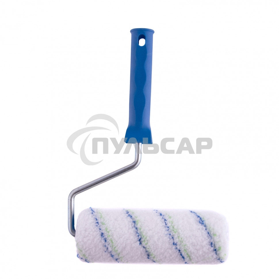 Валик Водные краски, 180 мм, ворс 12 мм, D - 48 мм, D ручки - 8 мм, полиэстер Сибртех