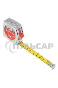 Рулетка Chrom, 2 м x 13 мм, хромированный корпус MTX