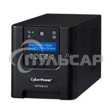 Источник бесперебойного питания CyberPower PR750ELCD 750VA/675W USB/RJ11/45 (6 IEC)