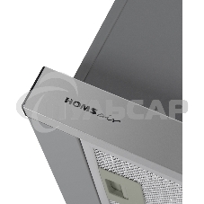 Вытяжка встраиваемая HOMSair FLAT 60 серебристый, 60 см, 520 куб. м/ч, 47 д