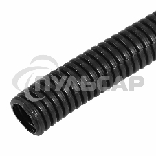 Труба автомобильная гофрированная ПП, Ø19.2 мм, разрезная, бухта 50 м/уп.