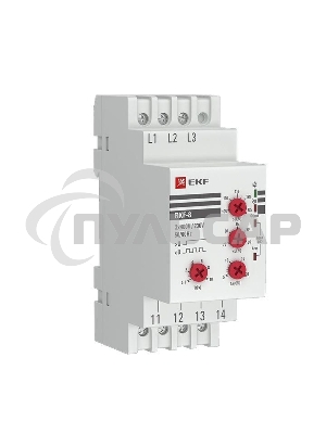 Реле контроля фаз РКФ-8 многофукц. EKF rkf-8