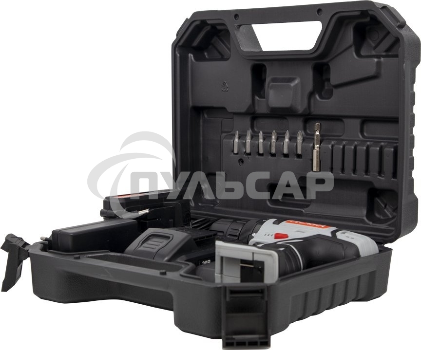 Дрель-шуруповерт Ресанта ДА-20-2ЛК 75/14/11, Аккумуляторная, 20В, 2 АКБ, Кейс