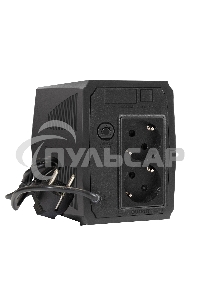 Источник бесперебойного питания ExeGate Power Back BNB-500.LED.2SH 500VA/300W, LED, 2*Schuko, черный