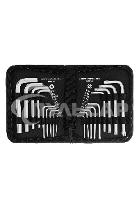Набор ключей имбусовых Matrix HEX-TORX, 18 шт: HEX 1,5–10 мм, T10-T50, CrV, короткие, сатин.