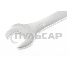 Ключ комбинированный, 19 мм, CrV, матовый хром Stels