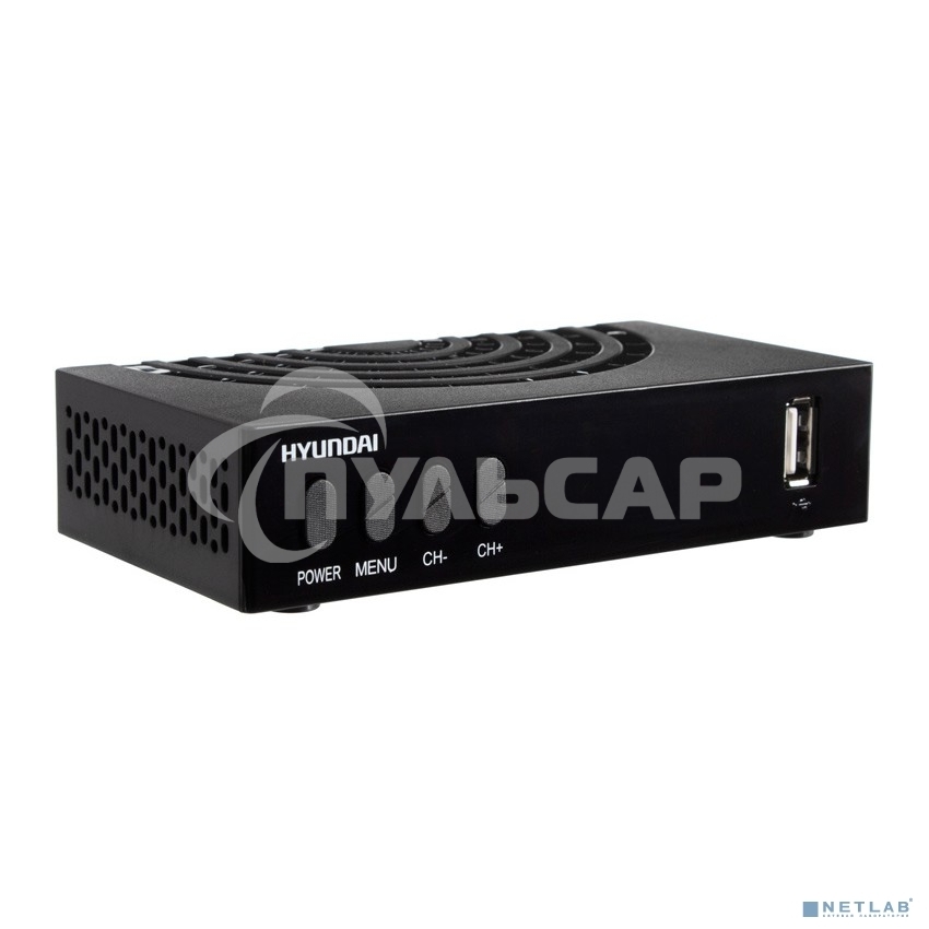 Ресивер TV HYUNDAI H-DVB440 черный Цифровой