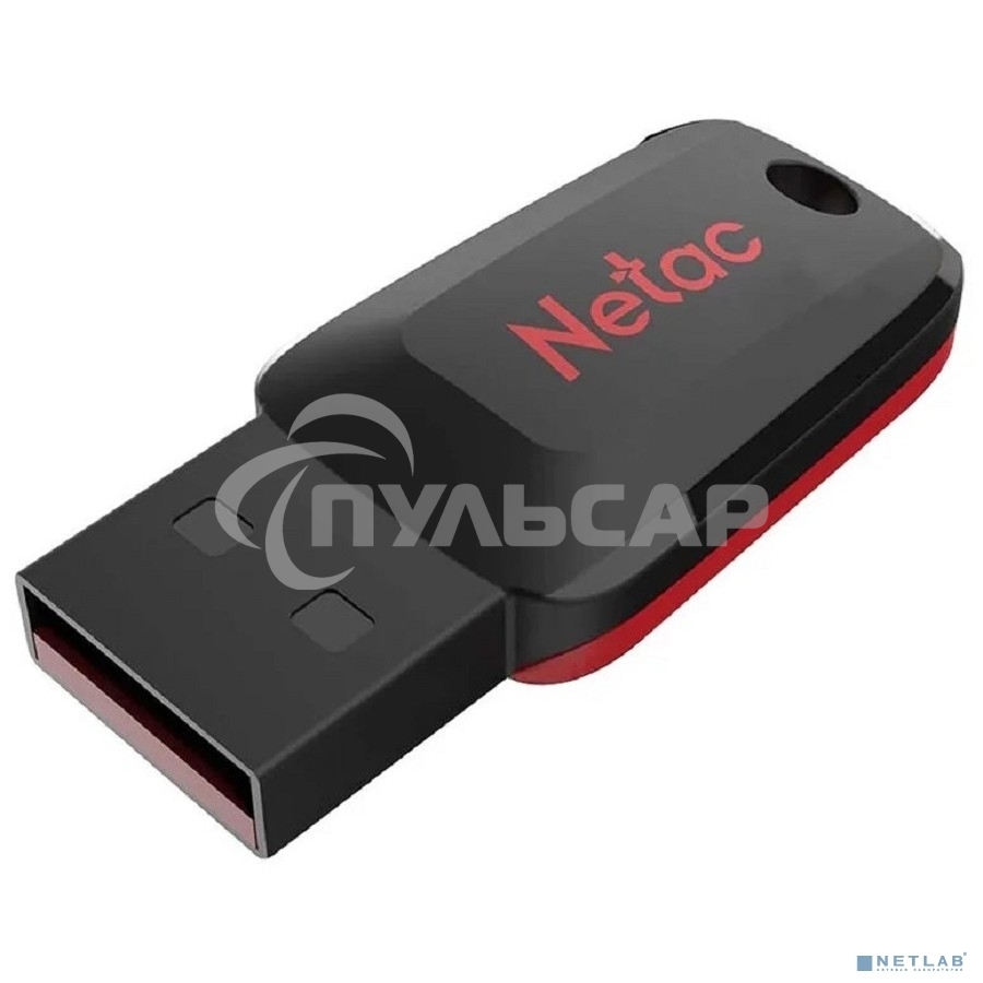 Флешка USB Netac U197 16 Gb <NT03U197N-016G-20BK>, USB 2.0, пластиковая, черная
