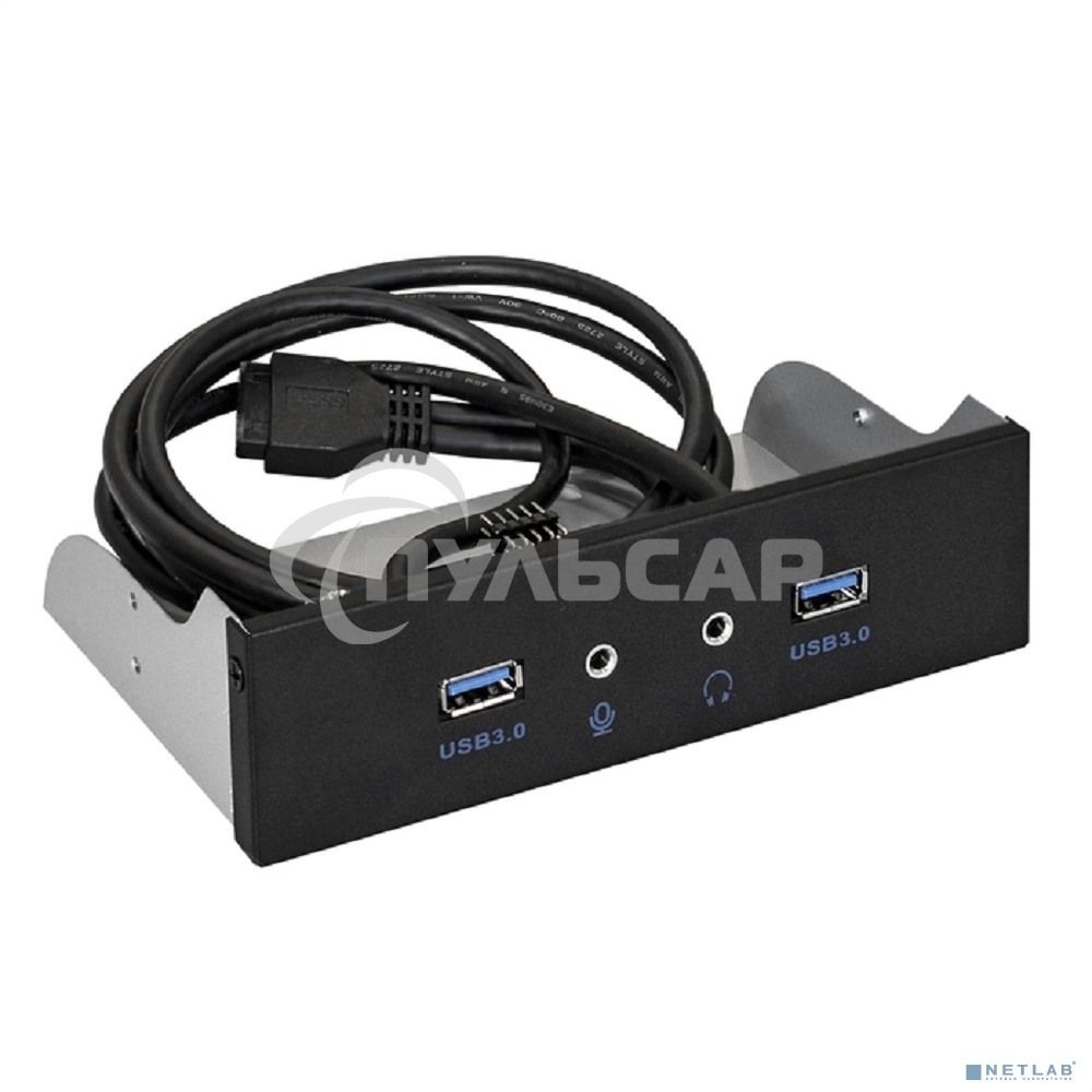 Планка USB на переднюю панель ExeGate EX289291RUS U5H-627, 5,25