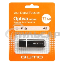 Флешка USB 2.0 QUMO 32 Gb Optiva 01 черный