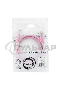Патч-корд UTP Cablexpert кат.5e, 1м, литой, многожильный, розовый