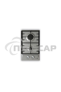 Газовая варочная панель LEX GVS 321 Inox 4000Вт 2 комфорки нерж.сталь