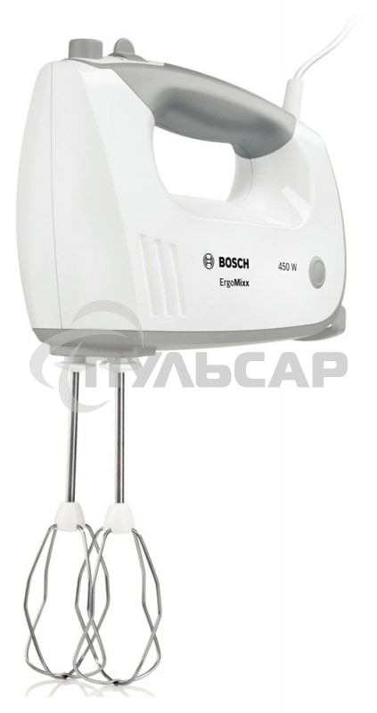 Миксер стационарный Bosch MFQ36460 450Вт белый/серый