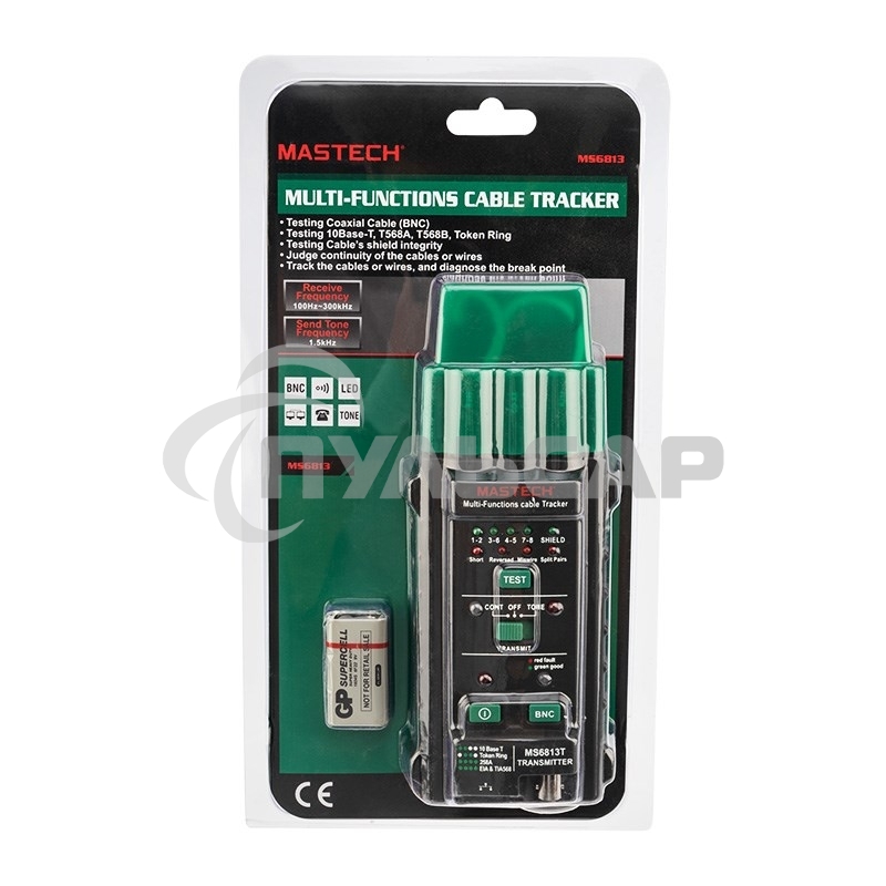 Тестер трассоискатель с генератором сигнала MS6813T MASTECH