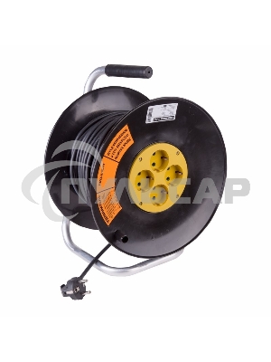 Удлинитель силовой на катушке 4 гнезда с/з 30 м 3х1,5 мм² OPTIMA PROCONNECT