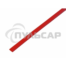 Трубка термоусадочная 6.0/3.0 1м красн. Rexant 20-6004