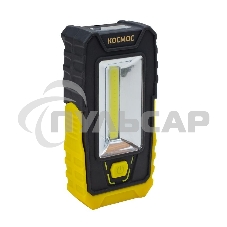 Фонарь 5Вт СОВ 3LED клипса для крепл. магнит поворотная подставка 3хААА Космос KocAu6006COB