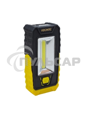 Фонарь 5Вт СОВ 3LED клипса для крепл. магнит поворотная подставка 3хААА Космос KocAu6006COB