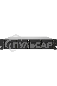 Сетевое хранилище без дисков SMB QNAP TS-1232PXU-RP-4G 12-Bay quad-core 64-bit AL324 1.7 GHz rackmount NAS with 250W redundant PSU, 4Gb DDR4 UDIMM RAM (max 1x16Gb), SATA 6Gb/s, 2x 10GbE SFP+ LAN, 2x2.5 GbE LAN, 1x PCIe Gen2 x2 slot. W/o RAIL-B02