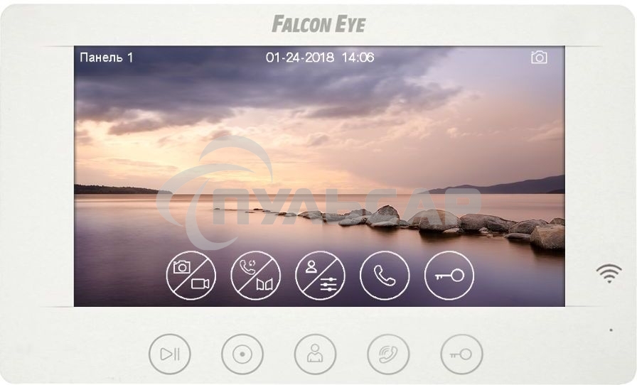Видеодомофон Falcon Eye Cosmo HD Wi-Fi белый