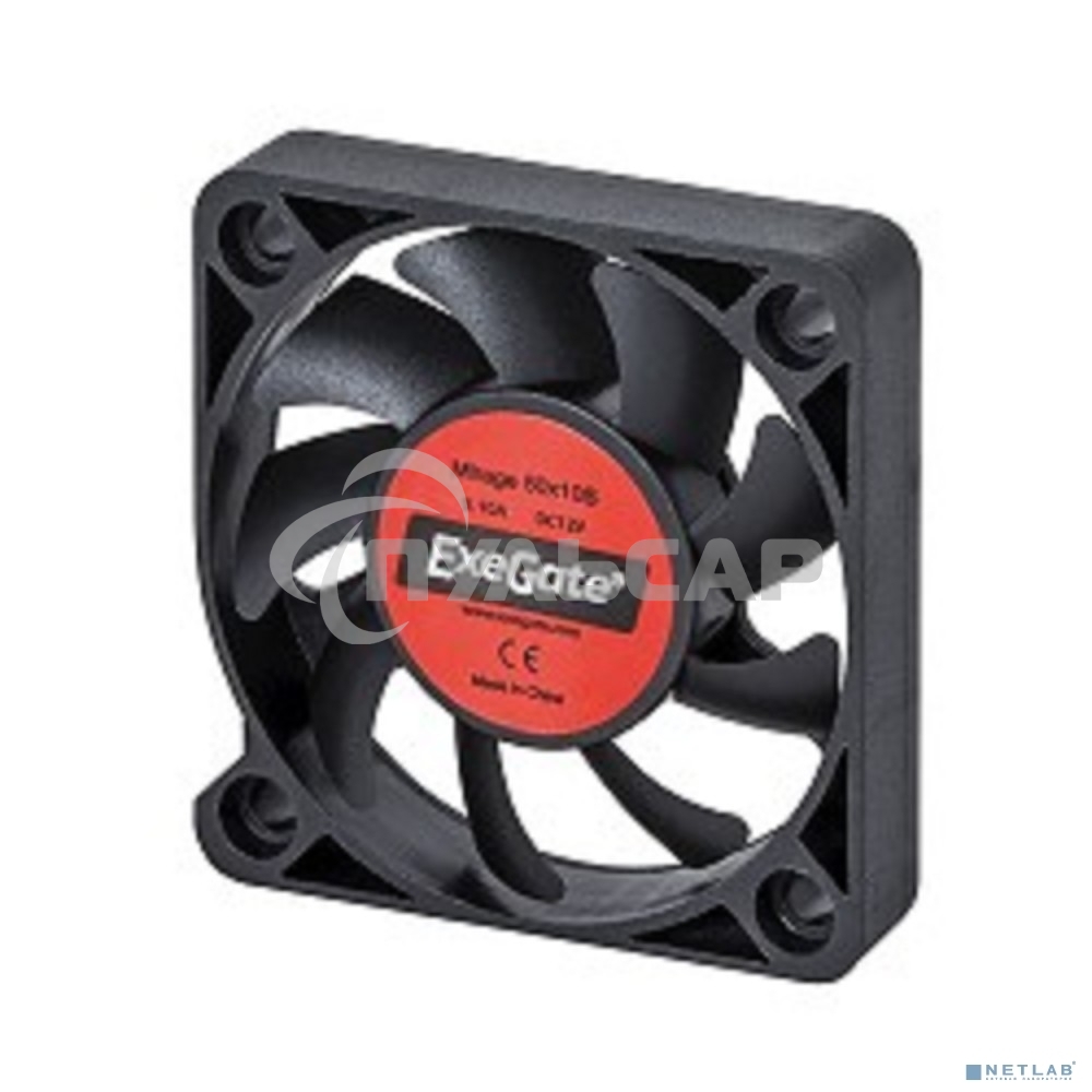 Вентилятор для корпуса ExeGate EX05010S3P черный, 50 мм, 5000 об/мин, 28 дБ, 3 pin