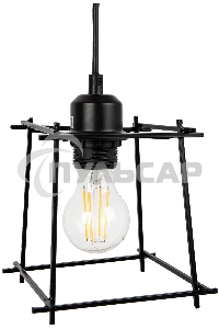 Светильник Hiper Подвес 1хЕ27х60Вт черный H046-0