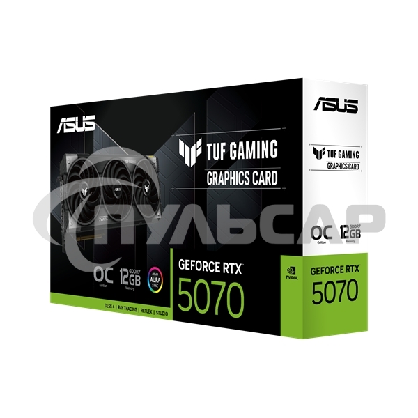 Видеокарта ASUS TUF-RTX 5070-O12G-GAMINGRTX 5070,HDMI*2,DP*3,12G,D7; 90YV0LZ0-M0NA00