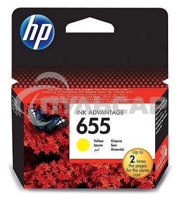 Картридж струйный HP 655 CZ112AE желтый для HP DJ IA 3525/4615/4625/5525/6525 (600стр.)