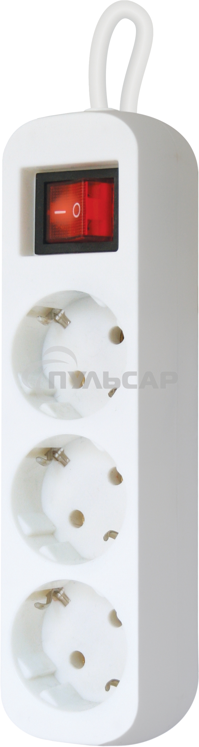 Удлинитель Defender S350 белый 5.0 м, 3 розетки 