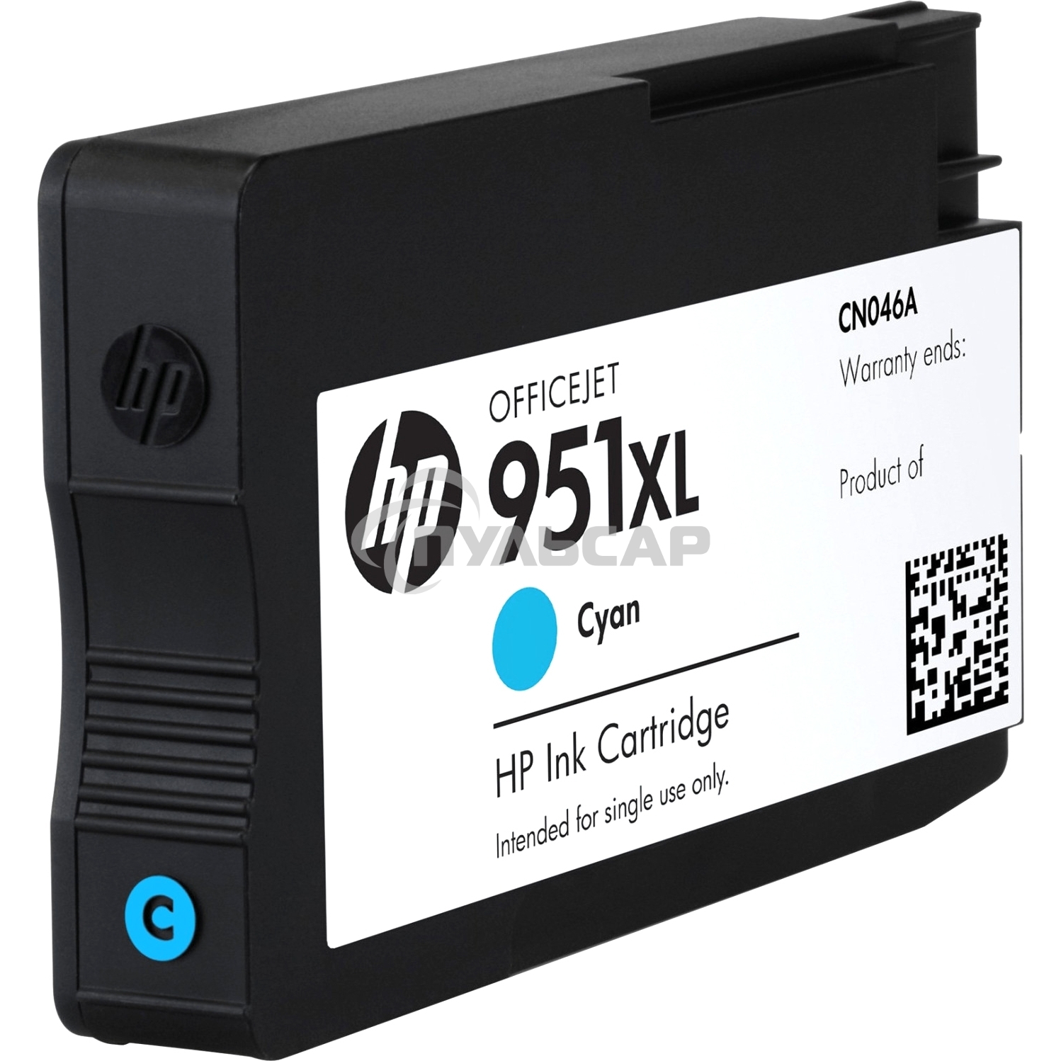Картридж струйный HP 951XL CN046AE голубой для HP OJ Pro 8100/8600 (1500стр.)