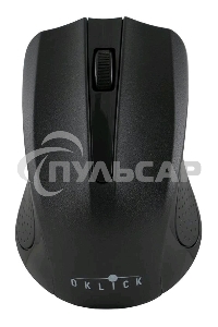 Мышь беспроводная Oklick 485MW черный, 1200 dpi, радиоканал, USB, кнопки - 3