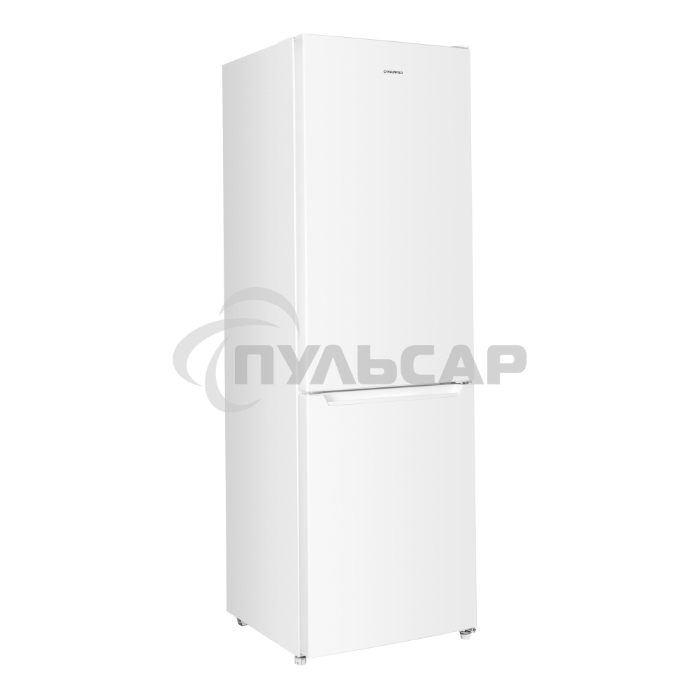 Холодильник Maunfeld MFF185SFW белый двухкамерный 213/104л морозилка снизу