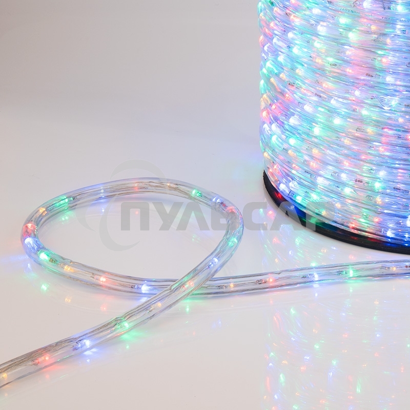 Дюралайт Neon-night LED, свечение с динамикой (3W) - мульти (RYGB), 36 LED/м, бухта 100м