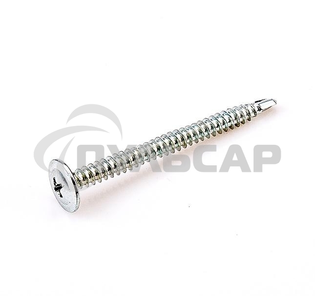 Саморез 4.2х25 металл-металл с прессшайбой сверло цинк (уп.1000шт) коробка СТРОЙМЕТИЗ ММ4225СЦ1